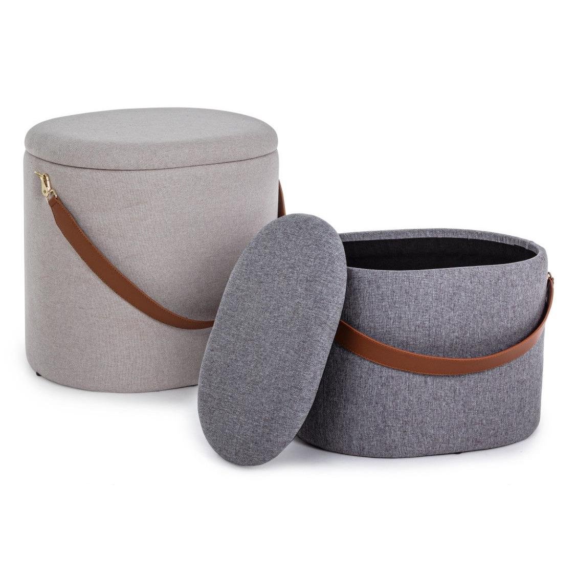 Set Pufuri Elegance Gri - imagine 2