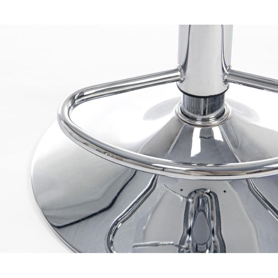 Scaun Alb Pentru Bar Din Piele Clapton - imagine 2