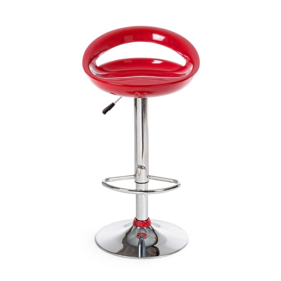 set 2 Scaune De Bar, Rosu Aster - imagine 6