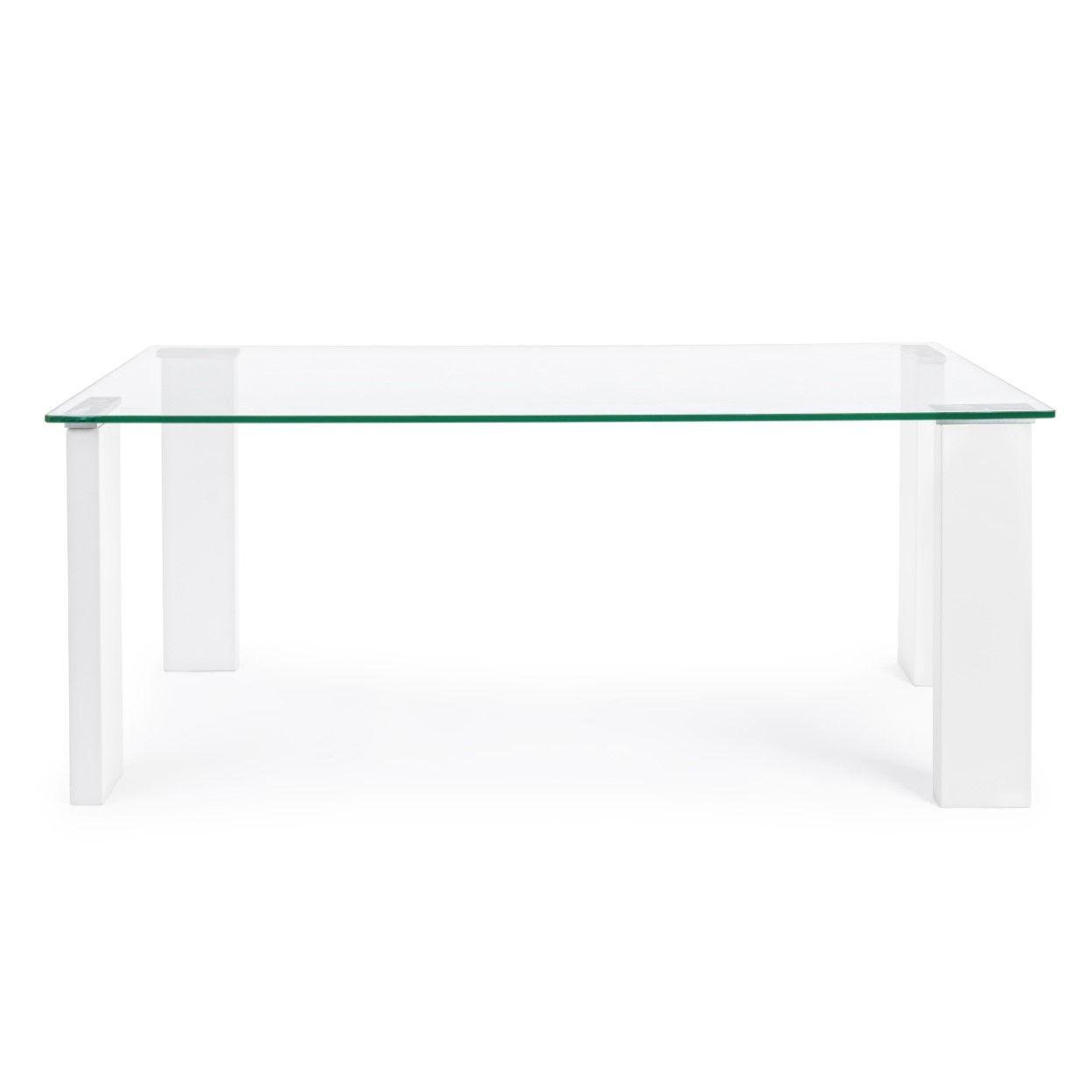 Masa De Cafea New Arley Cu Picioare Albe - imagine 3