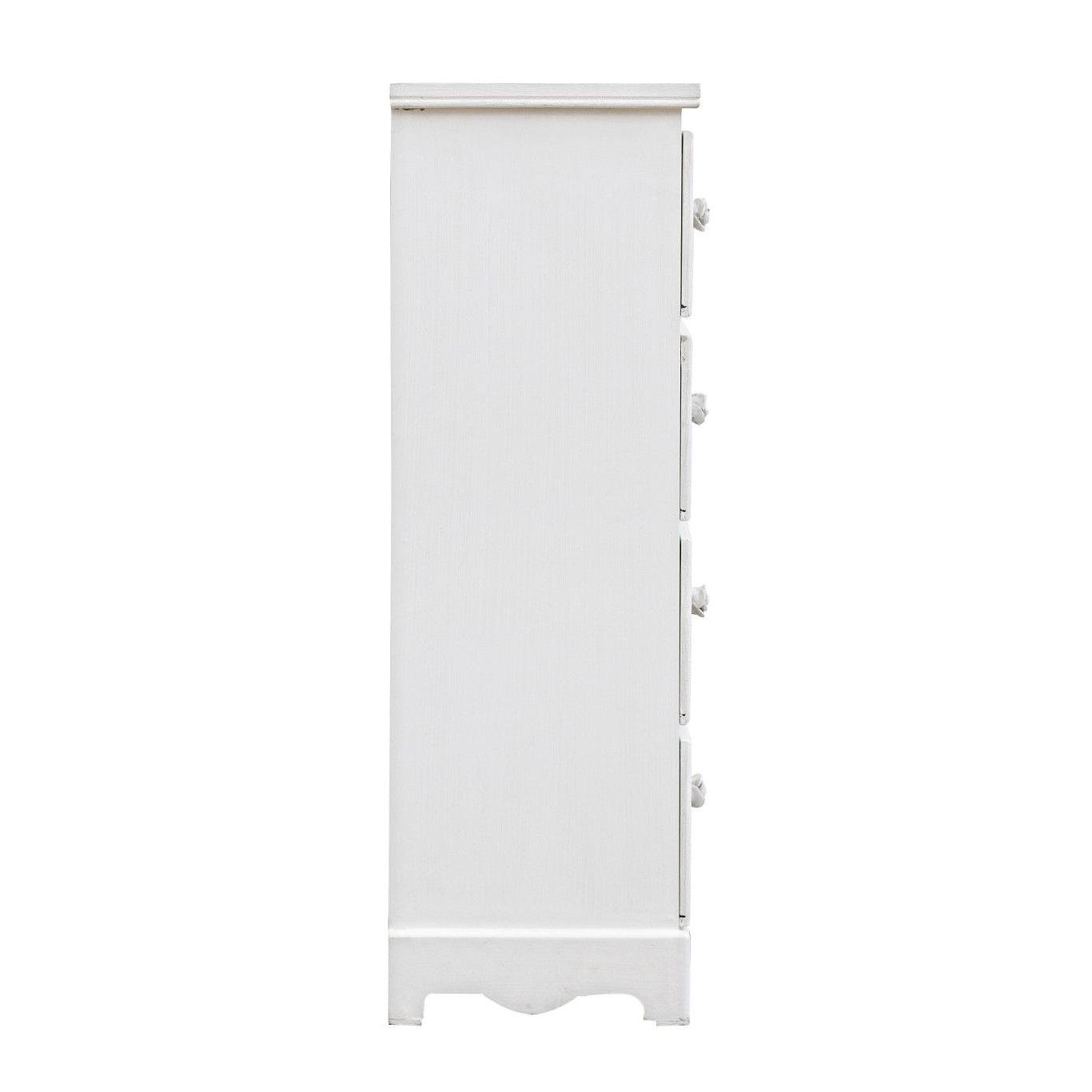 Comoda Cu 4 Sertare Blanc S - imagine 3