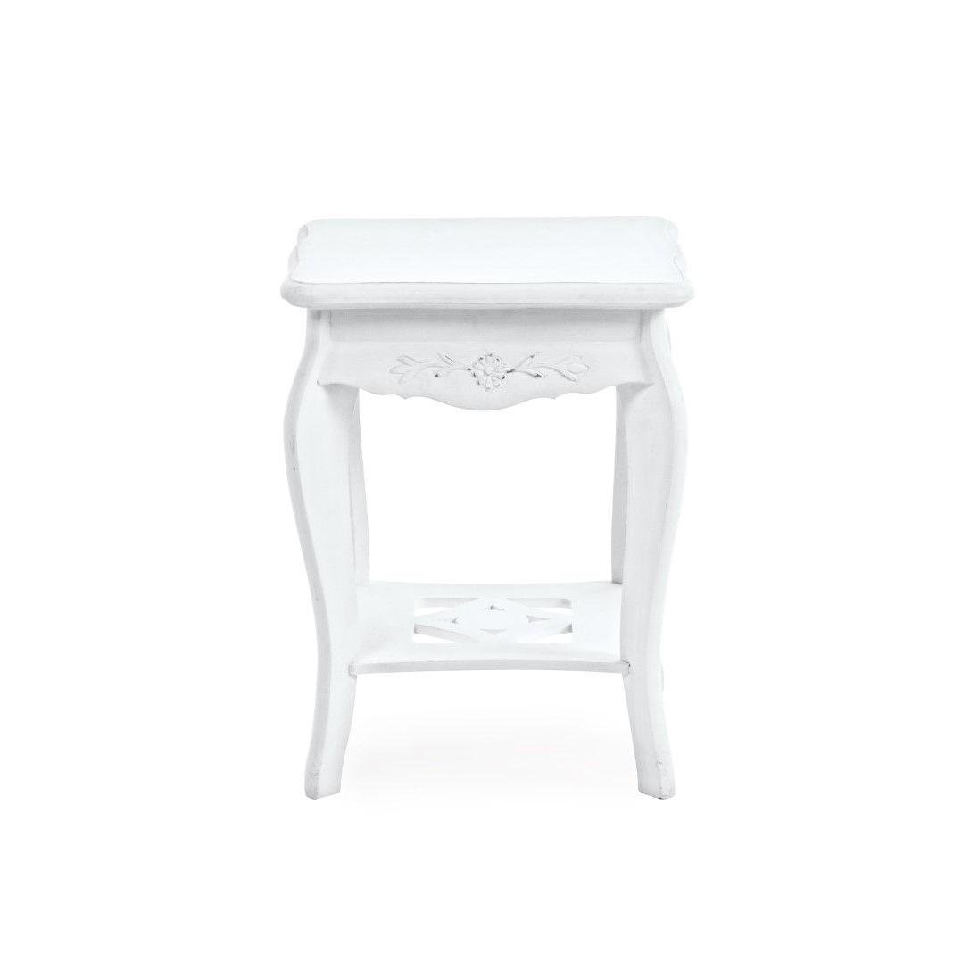 Taburet Daisy Alb - imagine 3