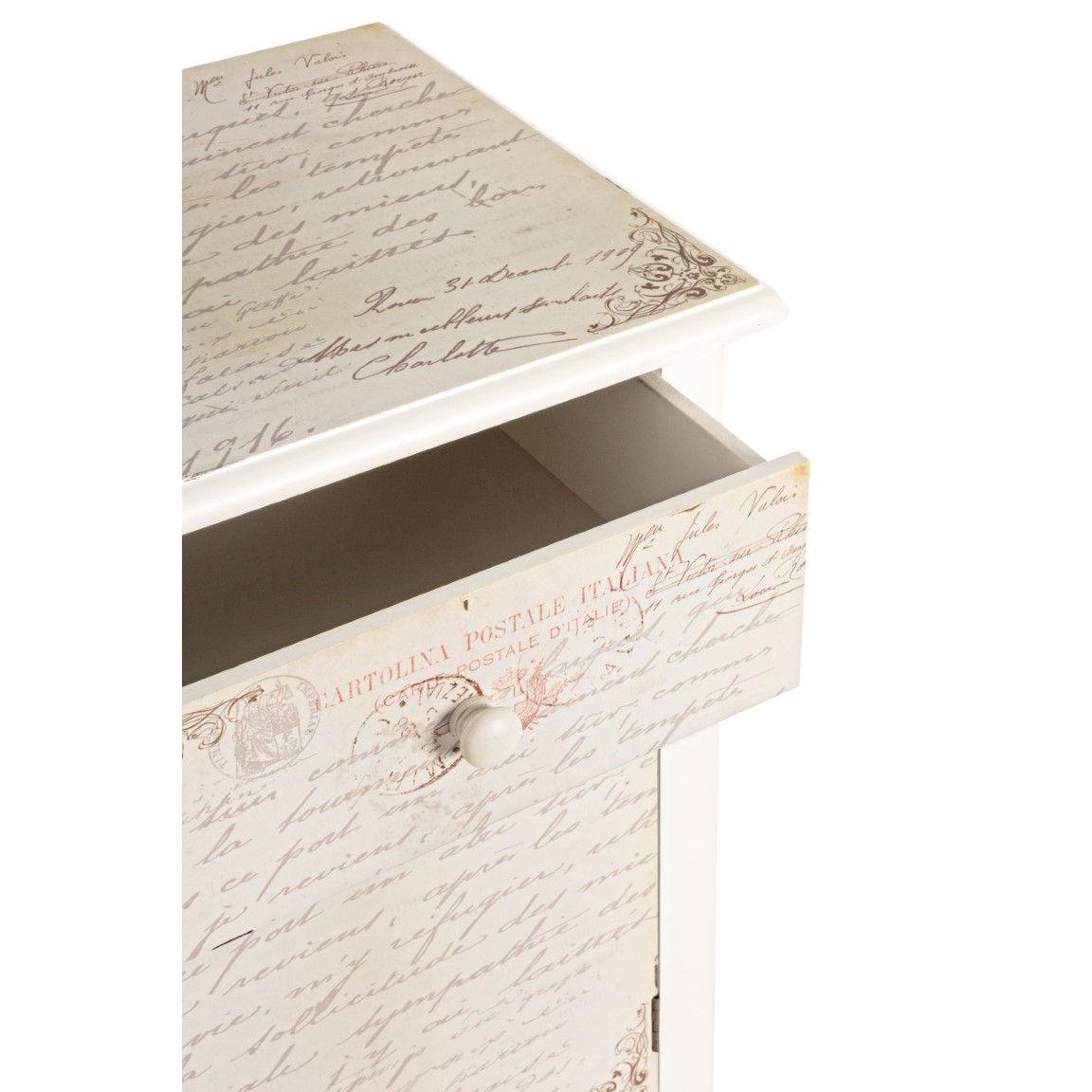 Noptiera Cu Un Sertar Si O Usa Words - imagine 2