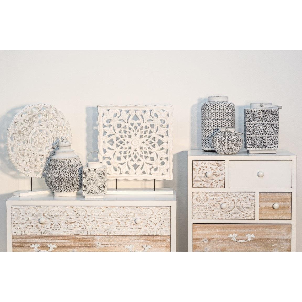 Comoda Alb Cu 4 Sertare Glenn - imagine 2