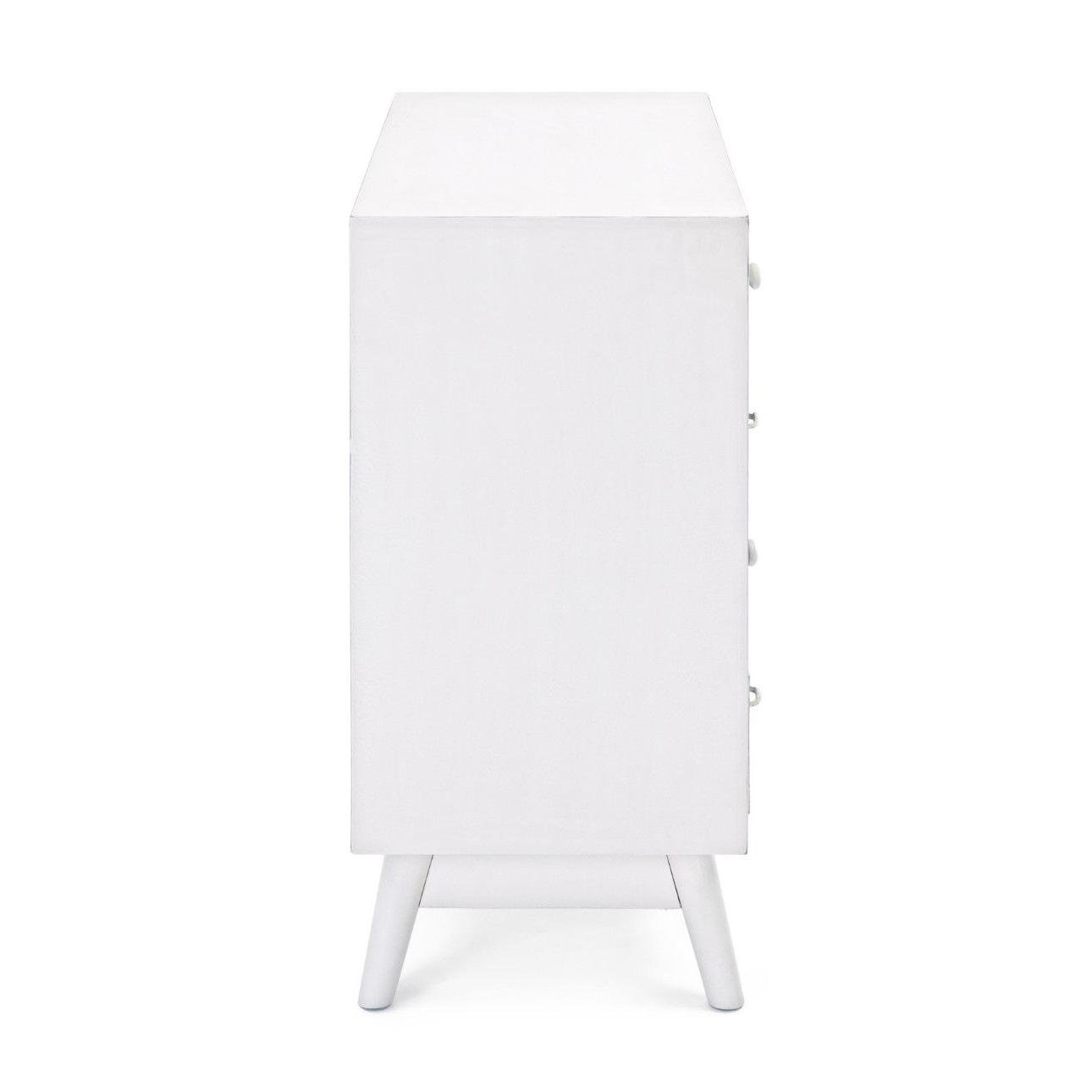 Comoda Alb Cu 4 Sertare Glenn - imagine 5