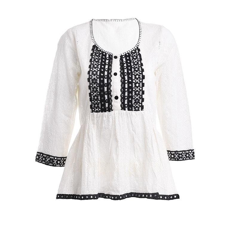 Bluza Cu Dantela-5-41-745-0012-Siart Bluza Cu Dantela-5-41-745-0012-Siart
