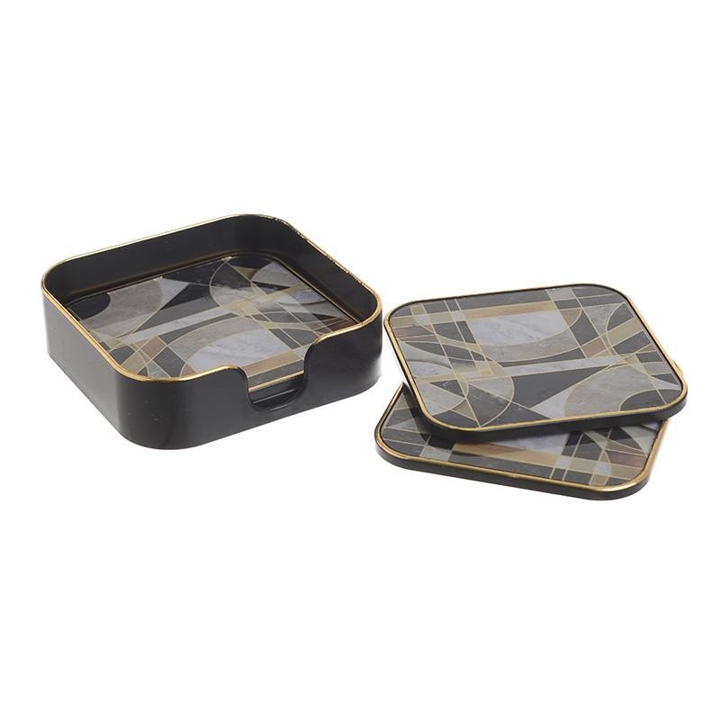 Coaster-Suport Pentru Pahar 6 Buc-3-70-705-0055-Siart Coaster-Suport Pentru Pahar 6 Buc-3-70-705-0055-Siart