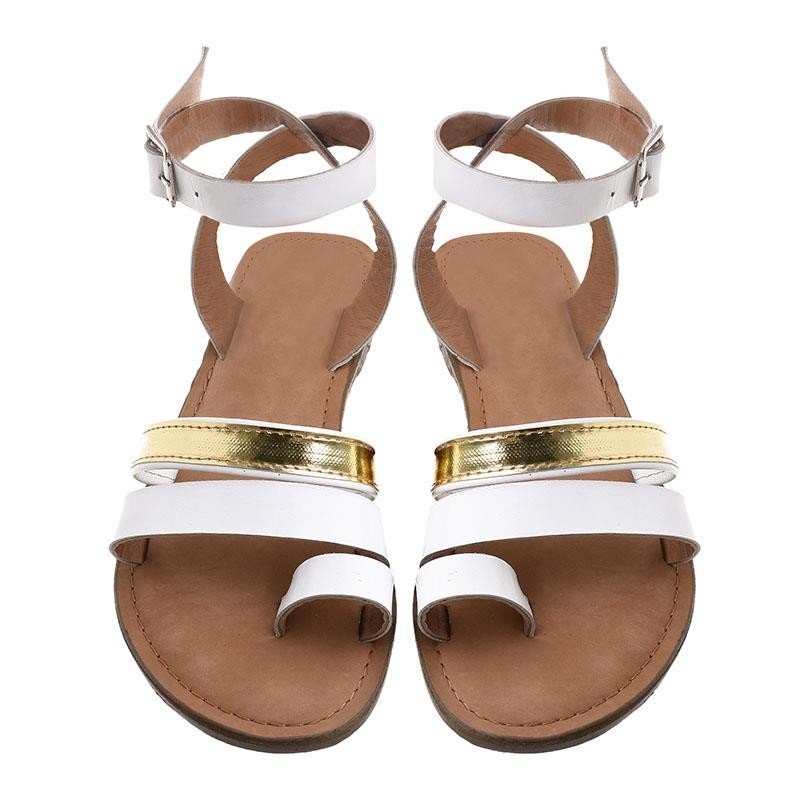 Sandale Din Piele Cu Bareta-5-48-486-0159-Siart Sandale Din Piele Cu Bareta-5-48-486-0159-Siart