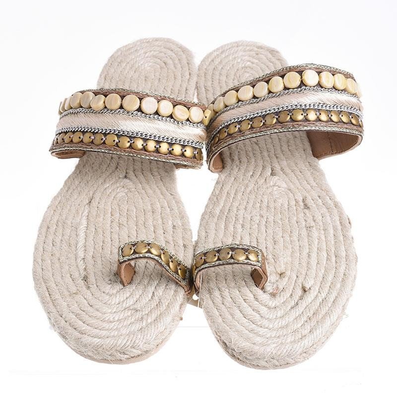 Sandale Din Piele Cu Talpa Joasa-5-48-486-0151-Siart Sandale Din Piele Cu Talpa Joasa-5-48-486-0151-Siart