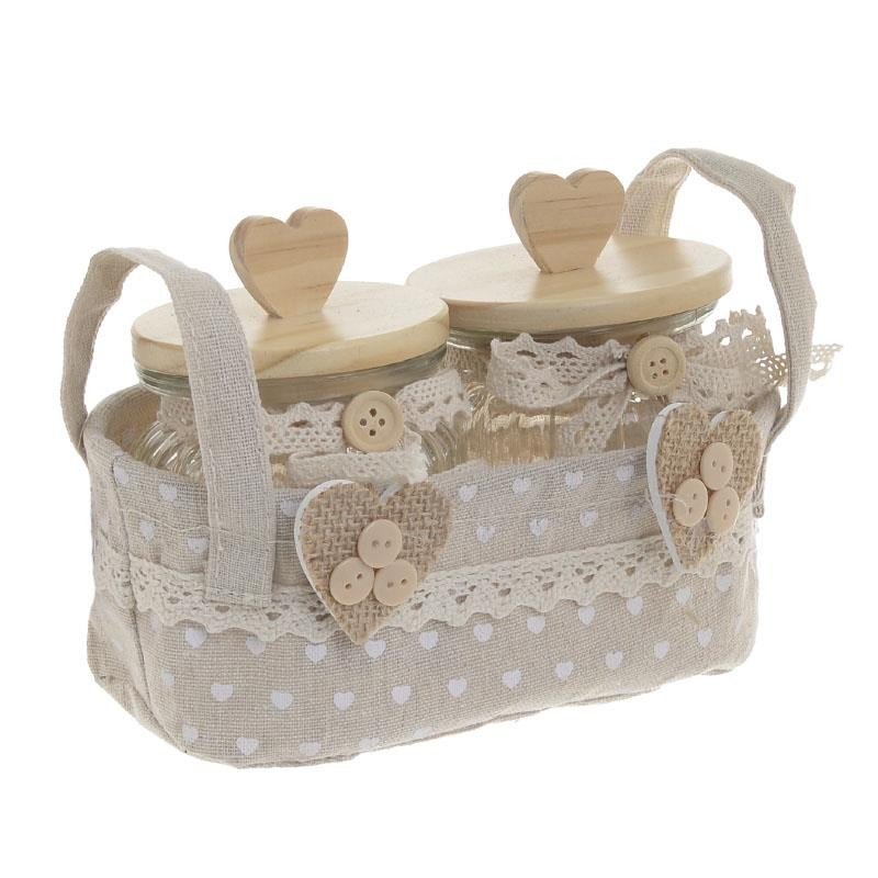 Set 2 Recipiente Cu Capac Si Cos Heart-3-60-369-0064-Siart Set 2 Recipiente Cu Capac Si Cos Heart-3-60-369-0064-Siart