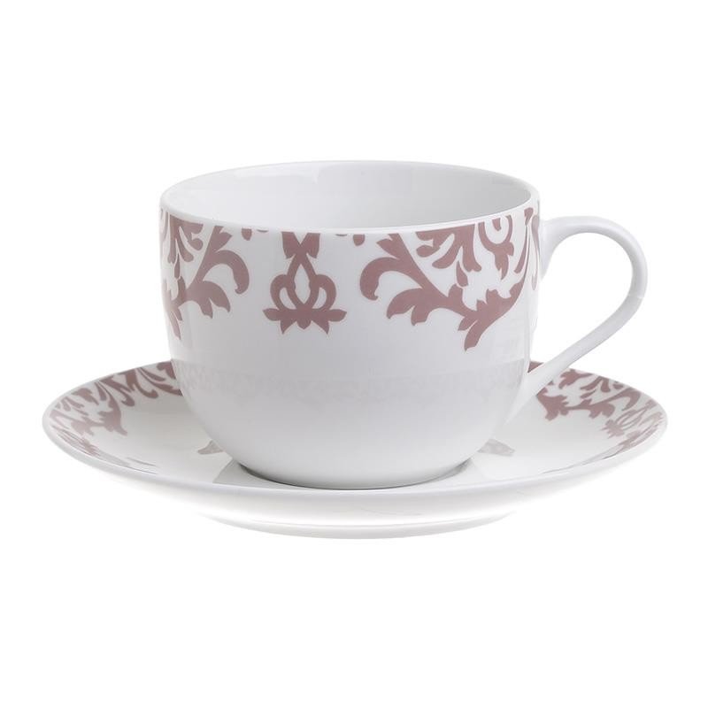 Set De 6 Cani Din Portelan Pentru Ceai-3-60-142-0004-Siart Set De 6 Cani Din Portelan Pentru Ceai-3-60-142-0004-Siart