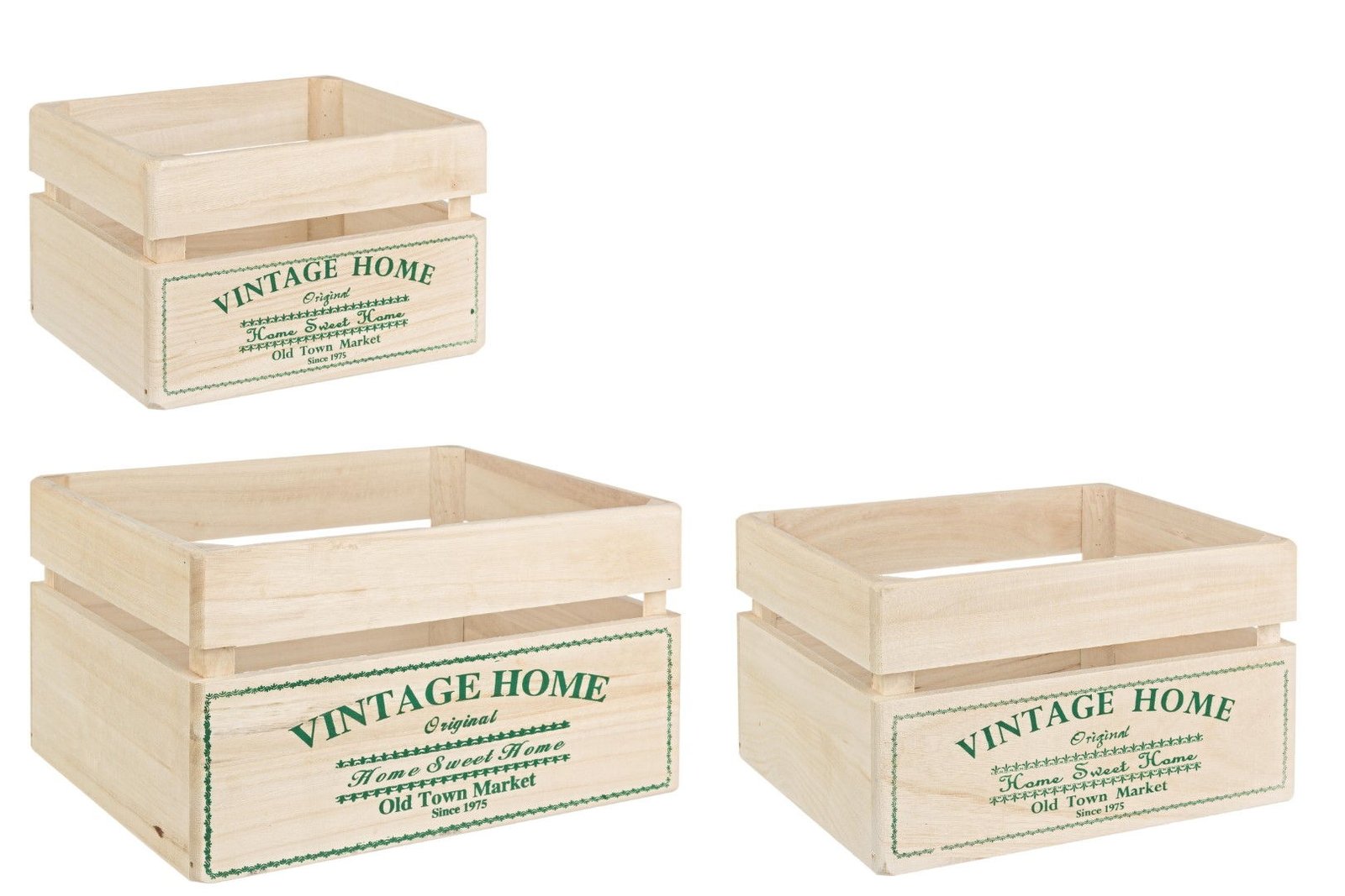 Set De 3 Cutii Negre Vintage-0111076-Siart Set De 3 Cutii Negre Vintage-0111076-Siart