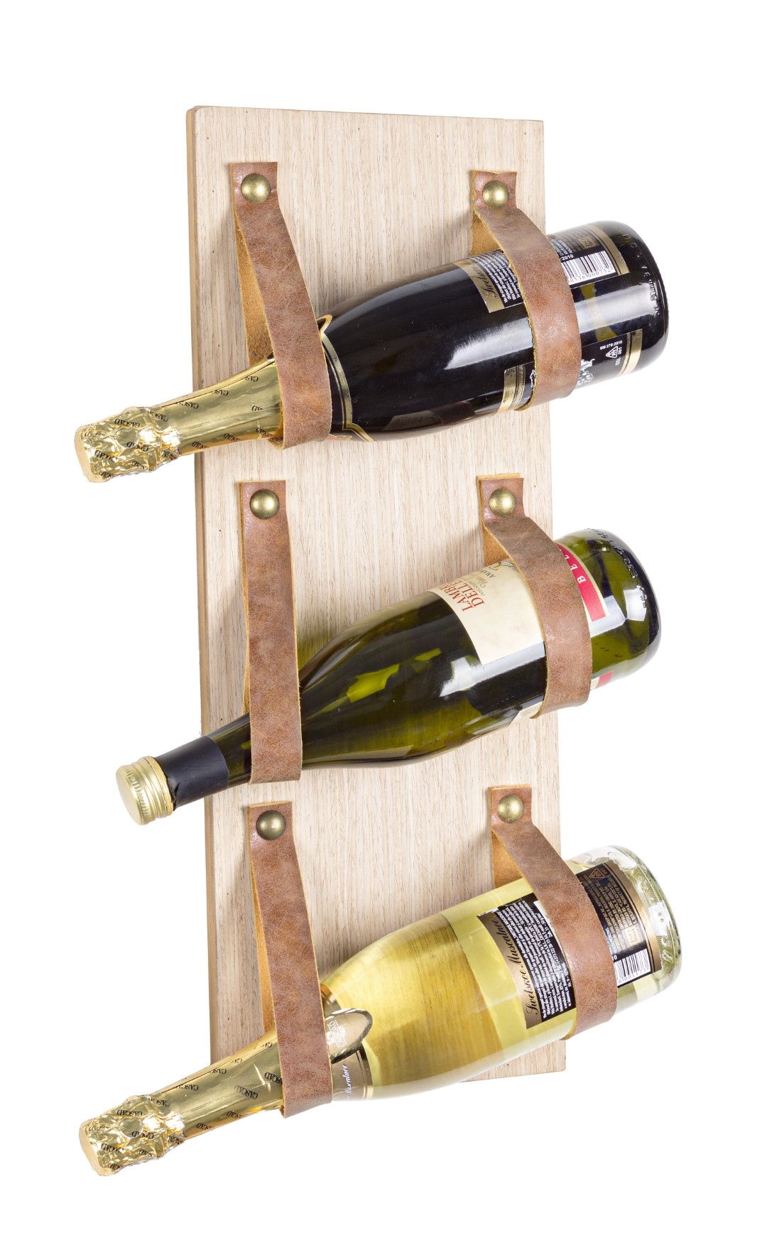 accumulate temper Resident Suport Din Lemn Pentru 3 Sticle De Vin Rack - Siart