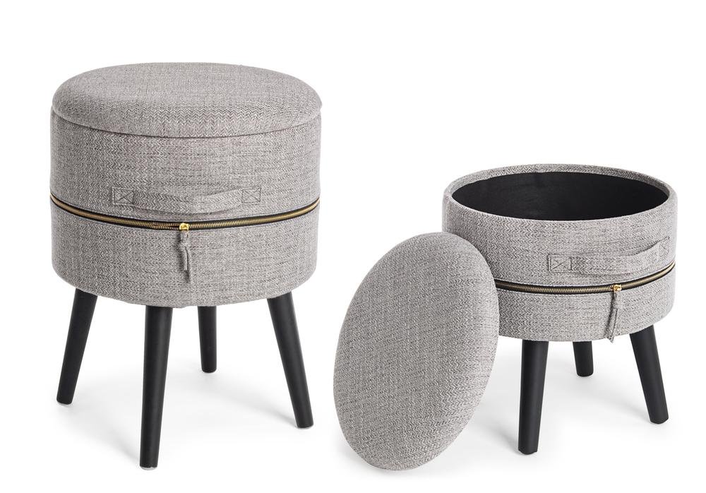 Puf Radmila Gri Storage - imagine 2