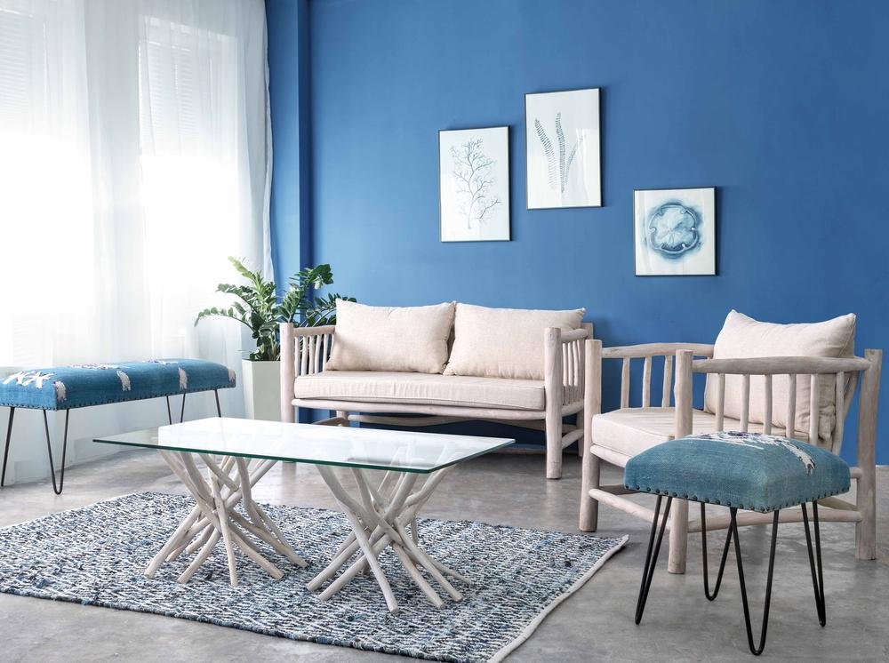 Bancheta Malila Albastru - imagine 2