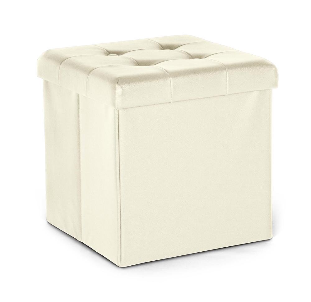 Puf Magda Ivory PVC - Siart Puf Magda Ivory PVC - Siart