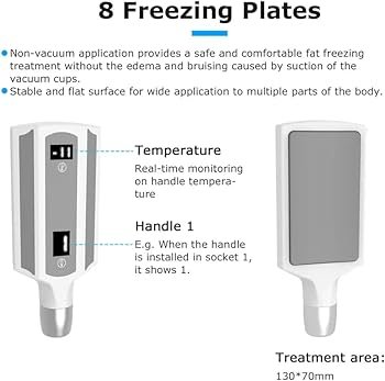 CryoPlate 8X Pro – APARAT Profesional Criolipoliză Flat fără Vacuum pentru Remodelare Corporală - imagine 5