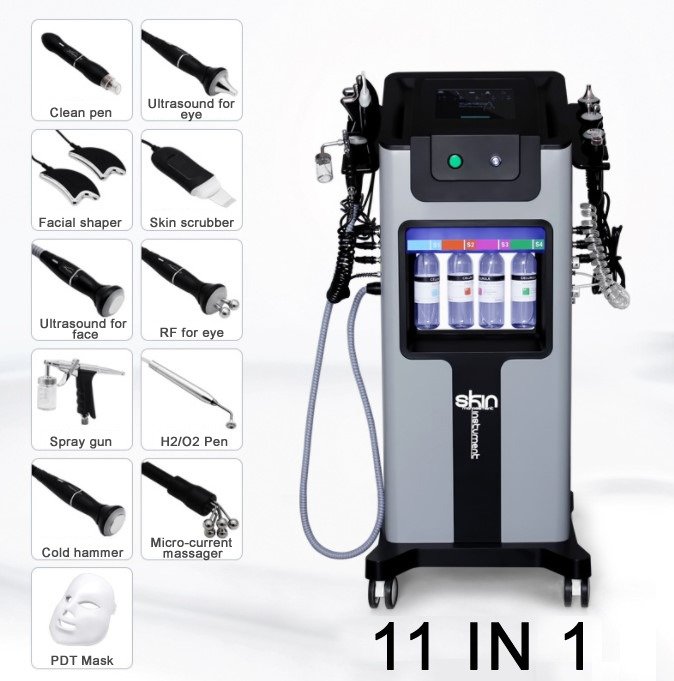 Dermalift 11 Pro – Aparat pentru Curățare Facială, Lifting și Rejuvenare 11 în 1